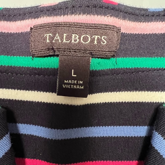 Talbots Cotton Striped Dress - Picture 6 of 6